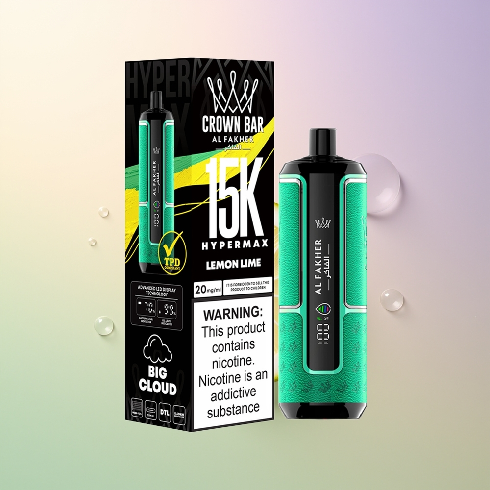 Al Fakher Crown 15K Lemon Lime Hypermax 22ml 600mAh DTL 6mg