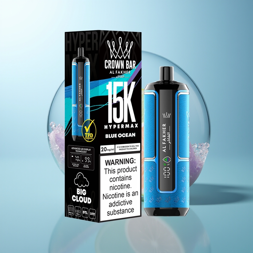 Al Fakher Crown Bar 15K Blue Ocean 22ml 600mAh DTL 6mg