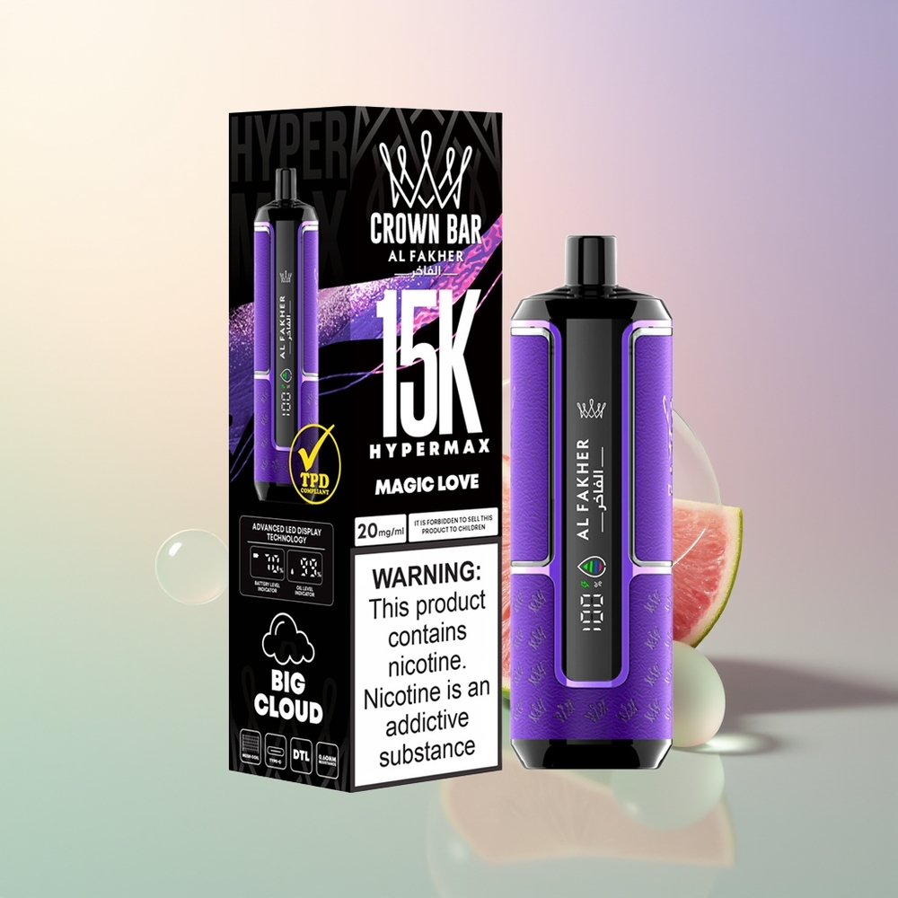 Al Fakher Crown Bar 15K Hypermax 22ml DTL 6mg Magic Love