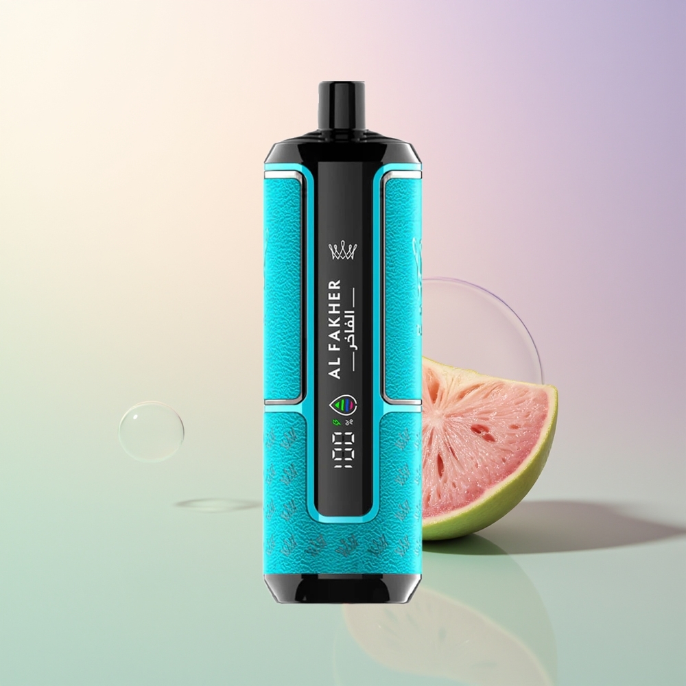 Al Fakher Crown Bar 15K Hypermax Disposable Vape Kit Gum Mint 22ml 600mAh Type-C DTL 6mg Compact Lightweight