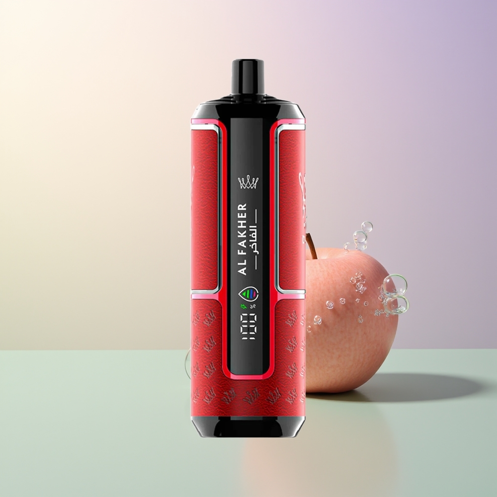 Al Fakher Crown Bar 15K Two Apple Hypermax Disposable Vape Kit 22ml 600mAh DTL 6mg