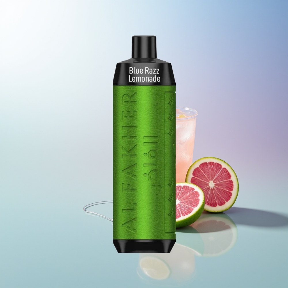 Al Fakher Crown Bar 8000 Blue Razz Lemonade Disposable Vape 18ml USB-C 5mg
