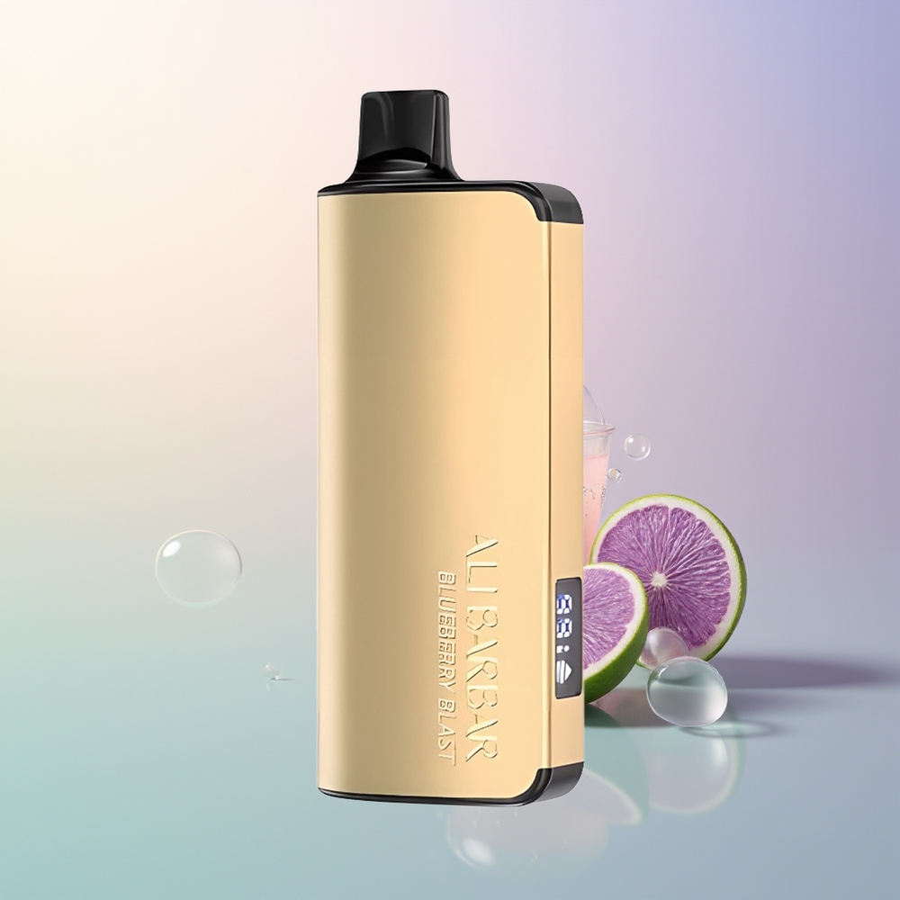 Alibarbar Ingot 9000 Puffs Blueberry Blast LED 22ml 2350mAh Disposable Vape
