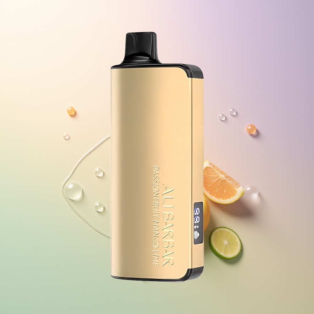 Alibarbar Ingot 9000 Puffs Passionfruit Mango Lime 22ml 2350mAh LED Display