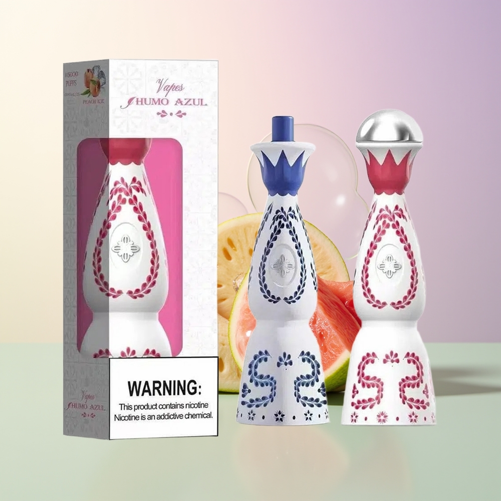 HUMO Azul 15000 Puffs Strawberry Banana Dragonfruit 20mL 5 USB-C Rechargeable