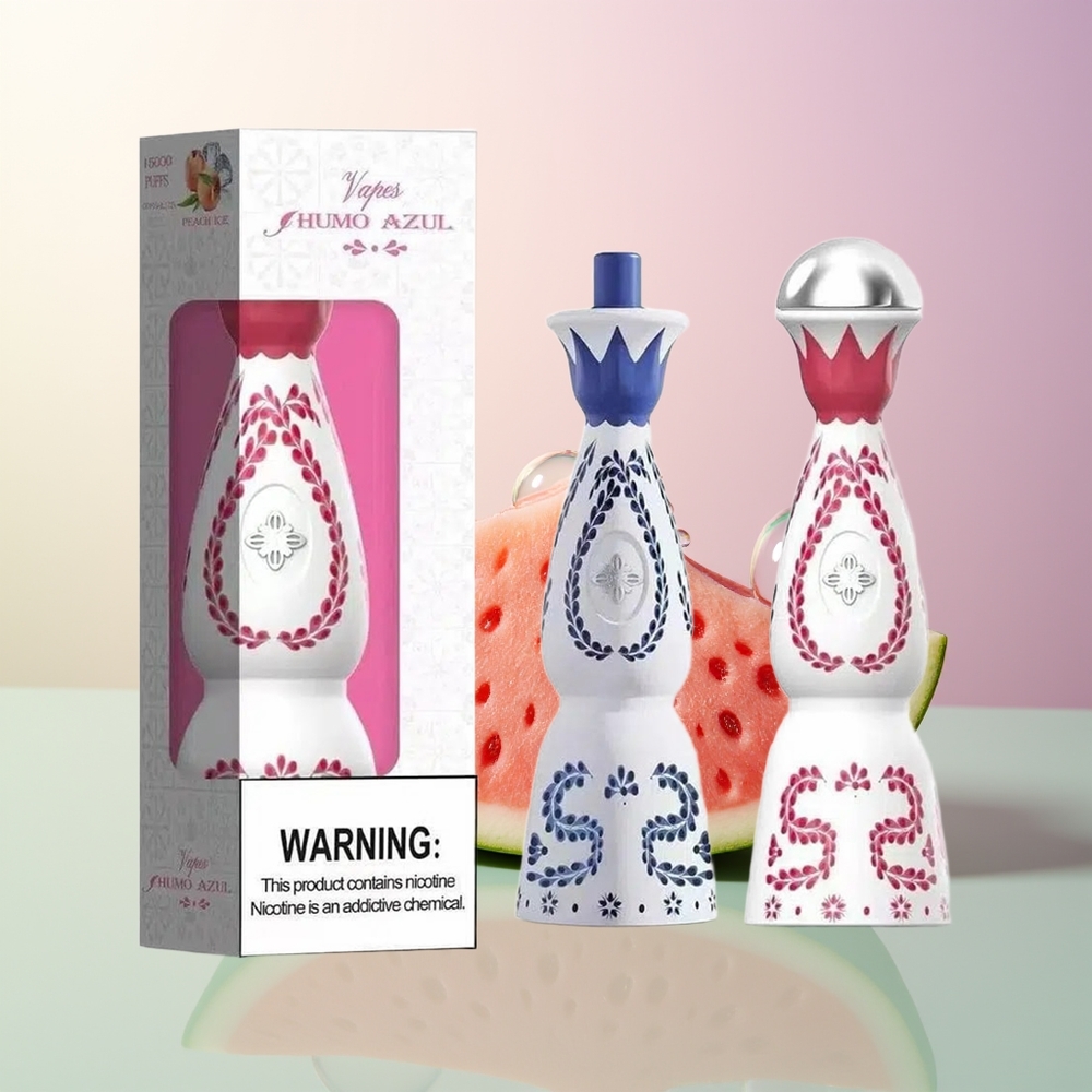 HUMO Azul 15000 Puffs Strawberry Watermelon 20mL 5 Nicotine USB-C Rechargeable