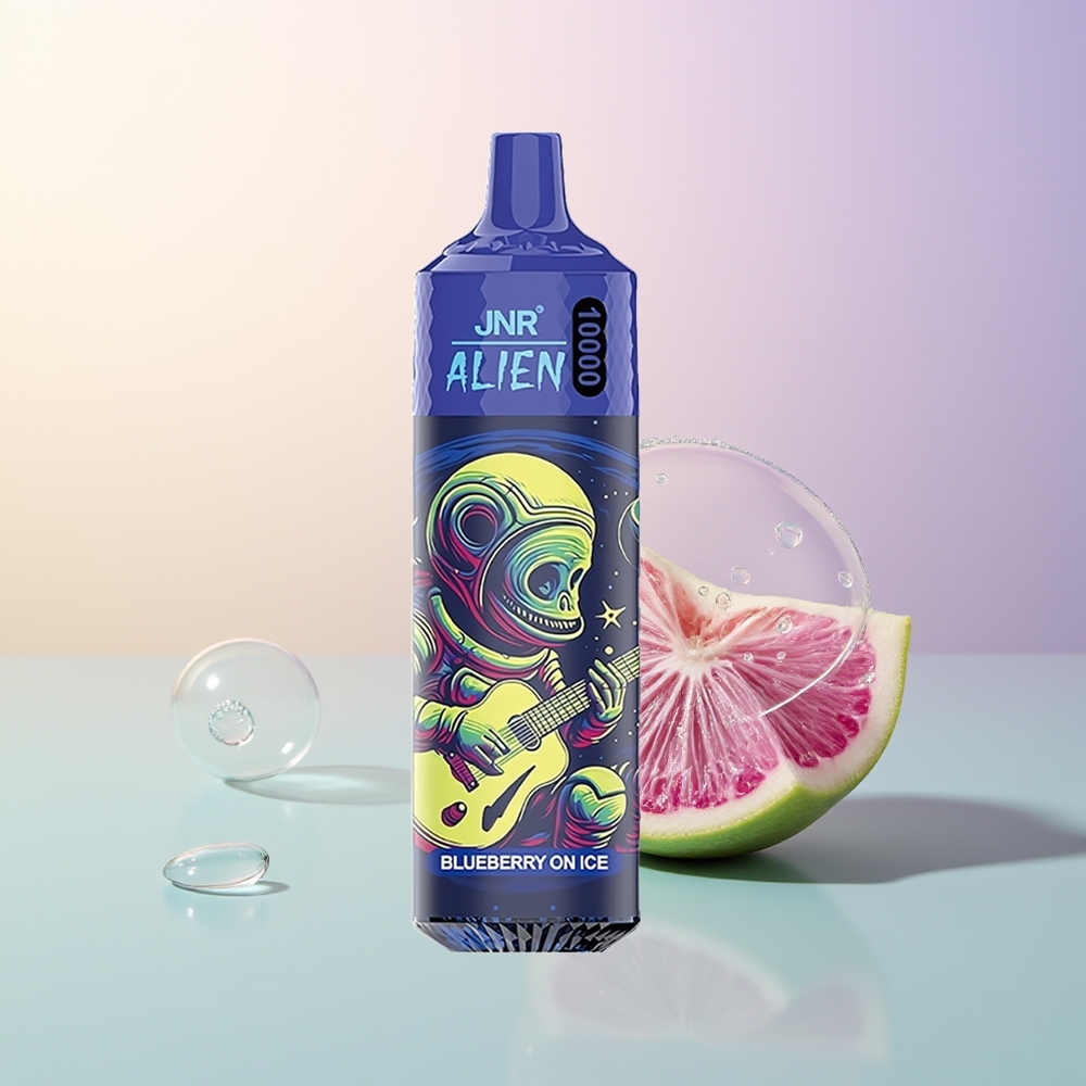 JNR Alien 10000 Puffs Blueberry On Ice 850mAh RGB LED Type-C