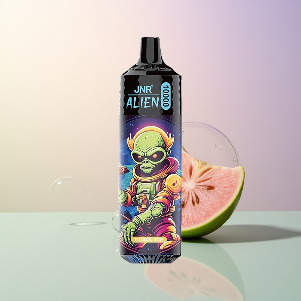 JNR Alien 10000 Puffs Guava Ice RGB LED Type-C Quick Charge