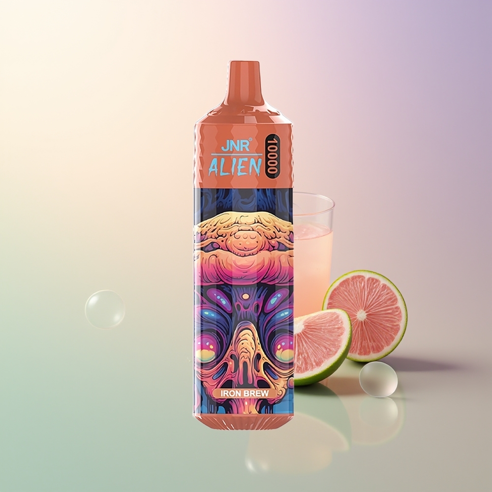 JNR Alien 10000 Puffs Iron Brew LED RGB Type-C Quick Charge