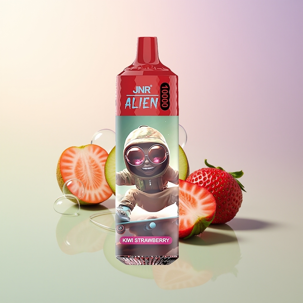 JNR Alien 10000 Puffs Kiwi Strawberry RGB LED Type-C Quick Charge
