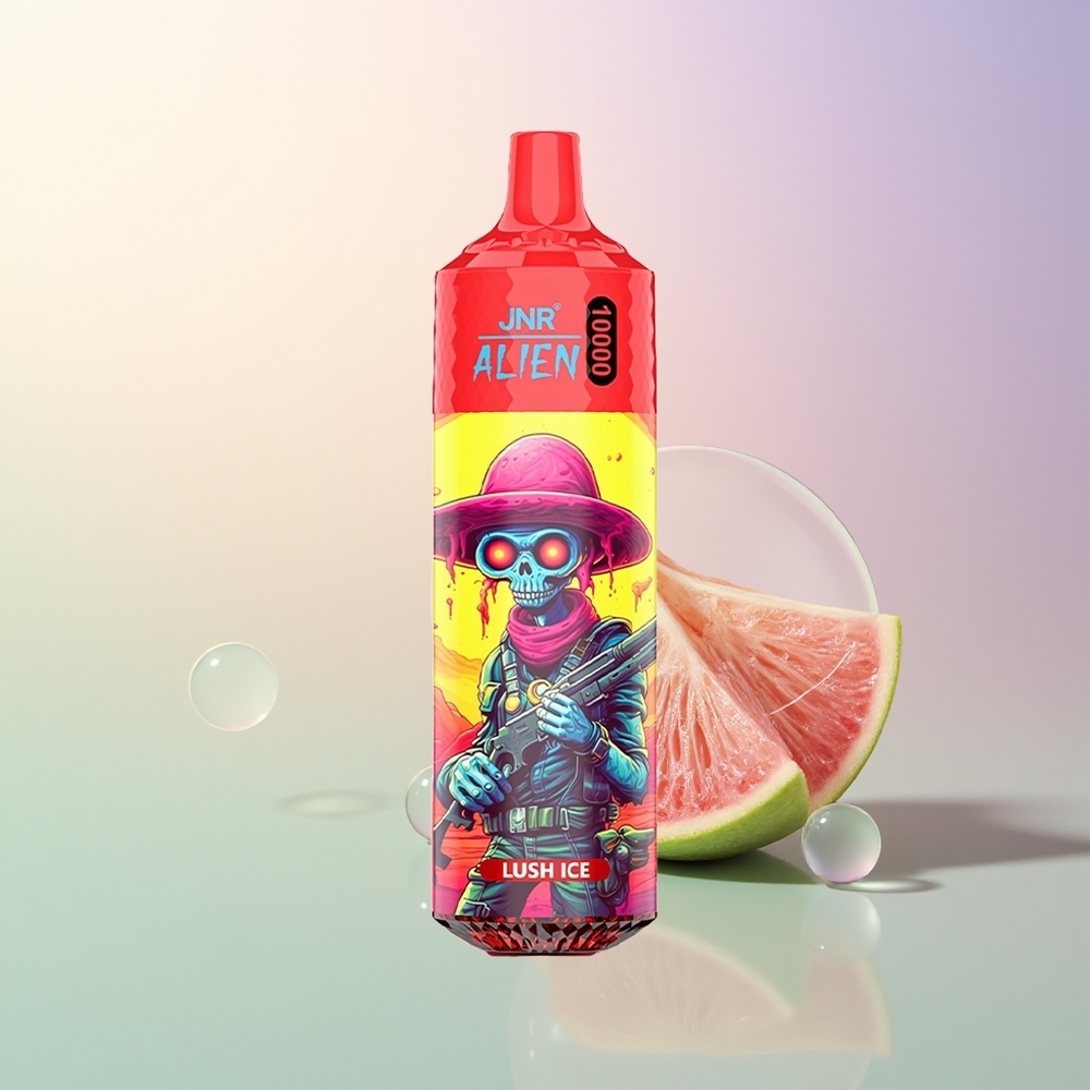 JNR Alien 10000 Puffs Lush Ice RGB LED Type-C 850mAh 20ml