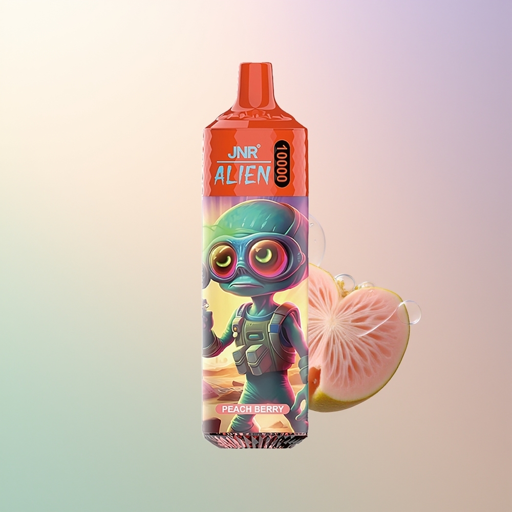 JNR Alien 10000 Puffs Peach Berry RGB LED Type-C Quick Charge