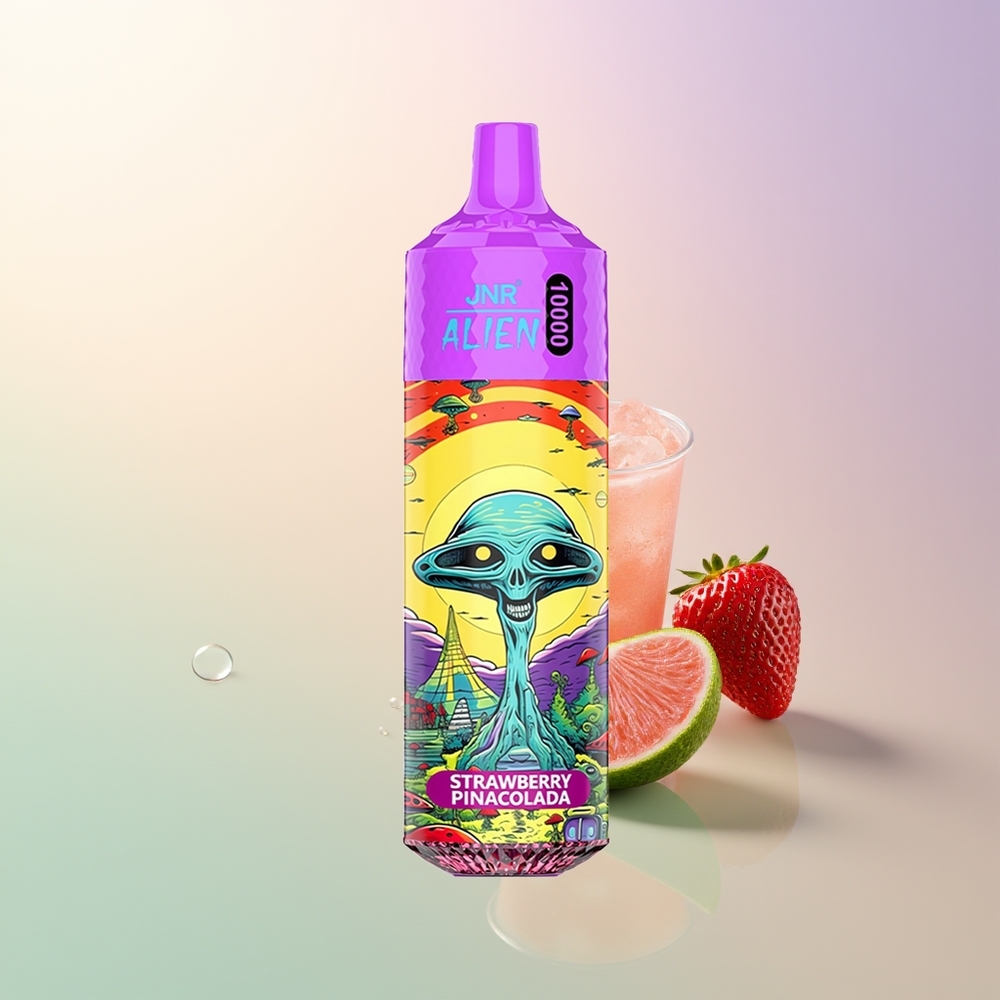 JNR Alien 10000 Puffs Strawberry Pina Colada Mesh LED Type-C Sporty
