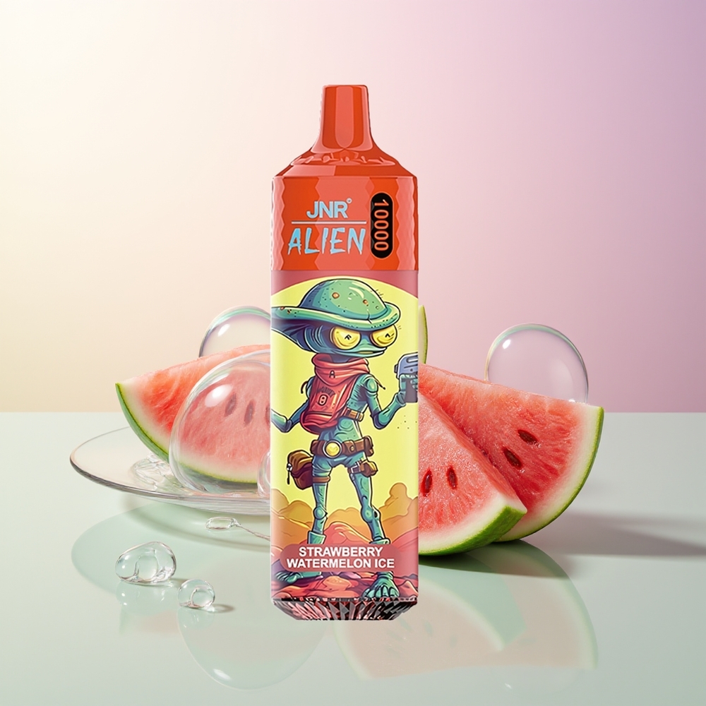 JNR Alien 10000 Puffs Strawberry Watermelon Ice RGB LED Type-C Quick Charge
