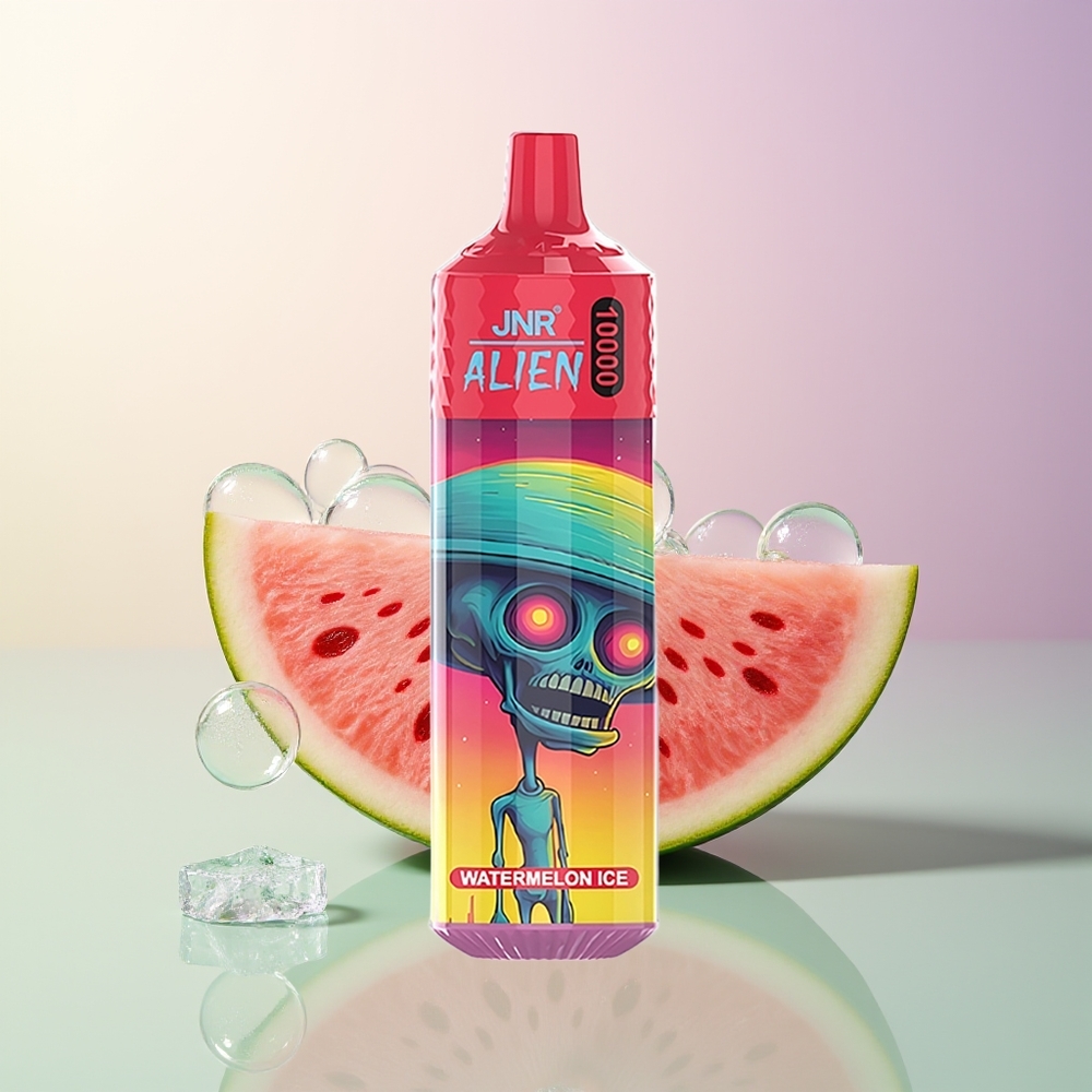 JNR Alien 10000 Puffs Watermelon Ice 850mAh RGB LED Type-C