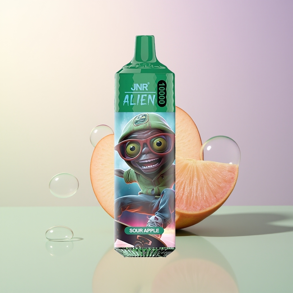 JNR Alien 10000 Sour Apple RGB LED Type-C Quick Charge Sporty Design