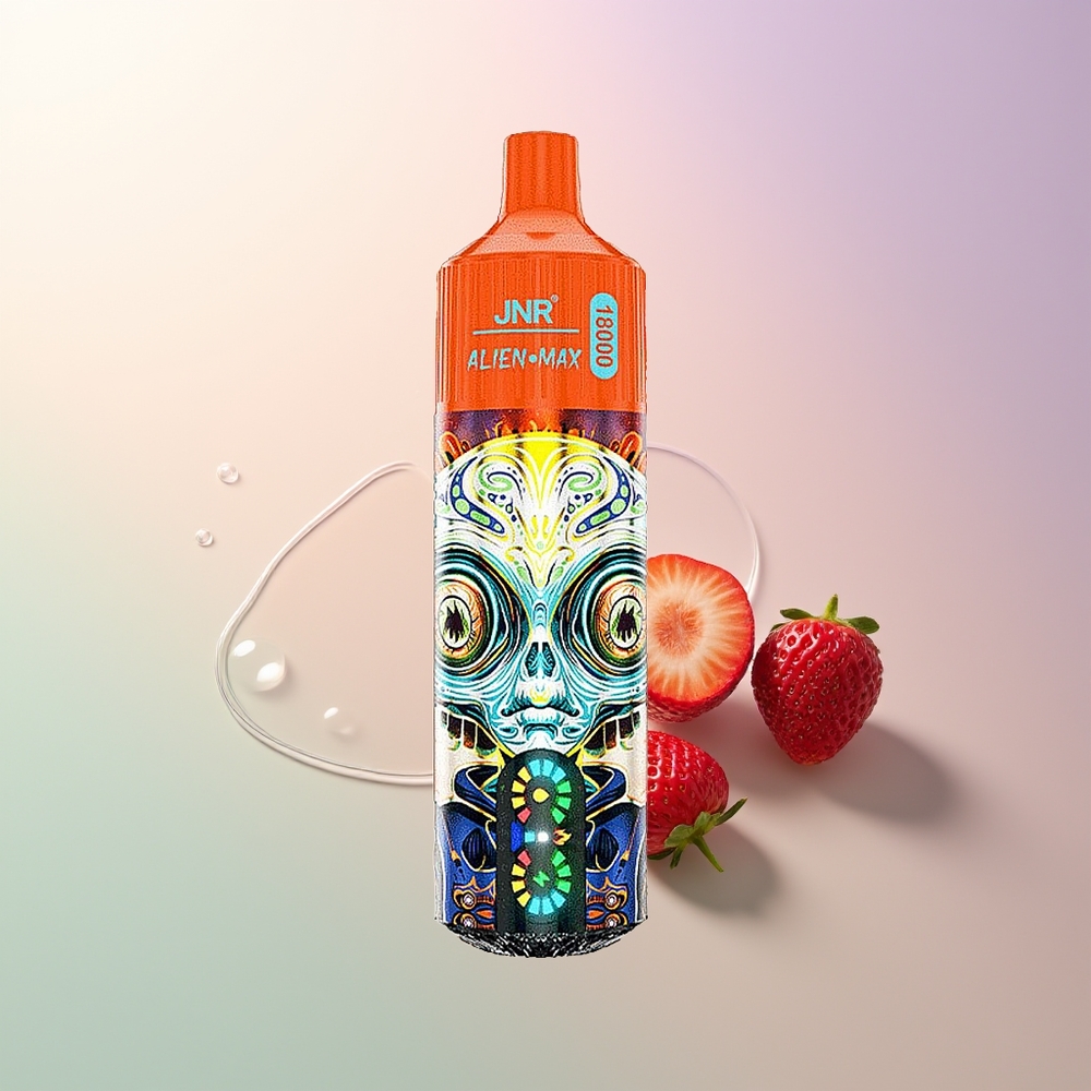JNR Alien Max 18000 Puffs Strawberry Raspberry Cherry Dual Mesh LED Type-C