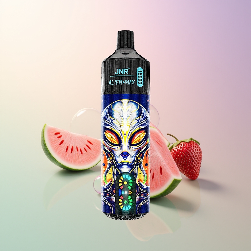 JNR Alien Max 18000 Puffs Strawberry Watermelon Bubblegum Dual Mesh LED Type-C