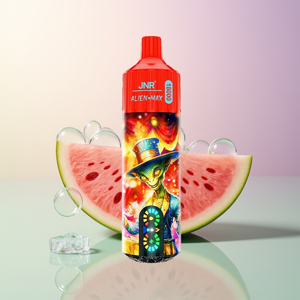 JNR Alien Max 18000 Puffs Watermelon Ice Dual Mesh LED Type-C 28ml