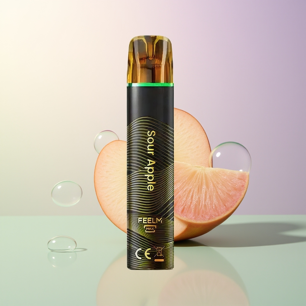JNR BlackGolden 800 Puffs Disposable Vape Sour Apple 550mAh 2ml 2 TPD