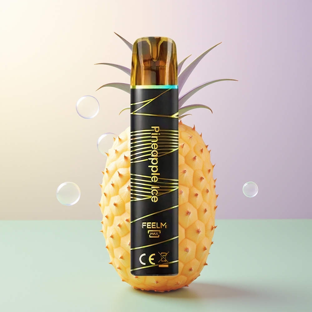 JNR BlackGolden 800 Puffs Pineapple Ice Disposable Vape 550mAh 2ml 2 Nicotine TPD