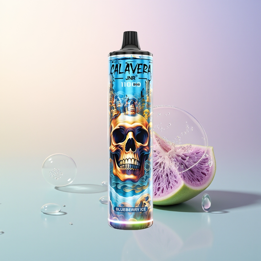 JNR Calavera 11000 Puffs Blueberry Ice 850mAh 21ml 10ohm Mesh