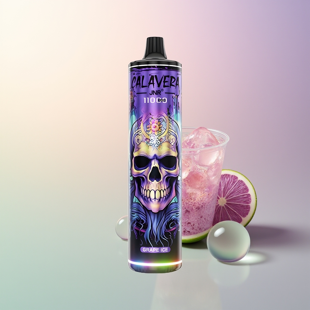 JNR Calavera 11000 Puffs Grape Ice Disposable Vape with Type-C 850mAh 21ml 10ohm Mesh