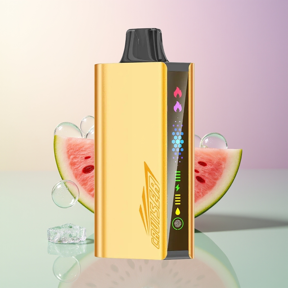 JNR Cruiser 12000 Puffs Watermelon Ice Dual Mesh Built-in 3500mAh Disposable Vape