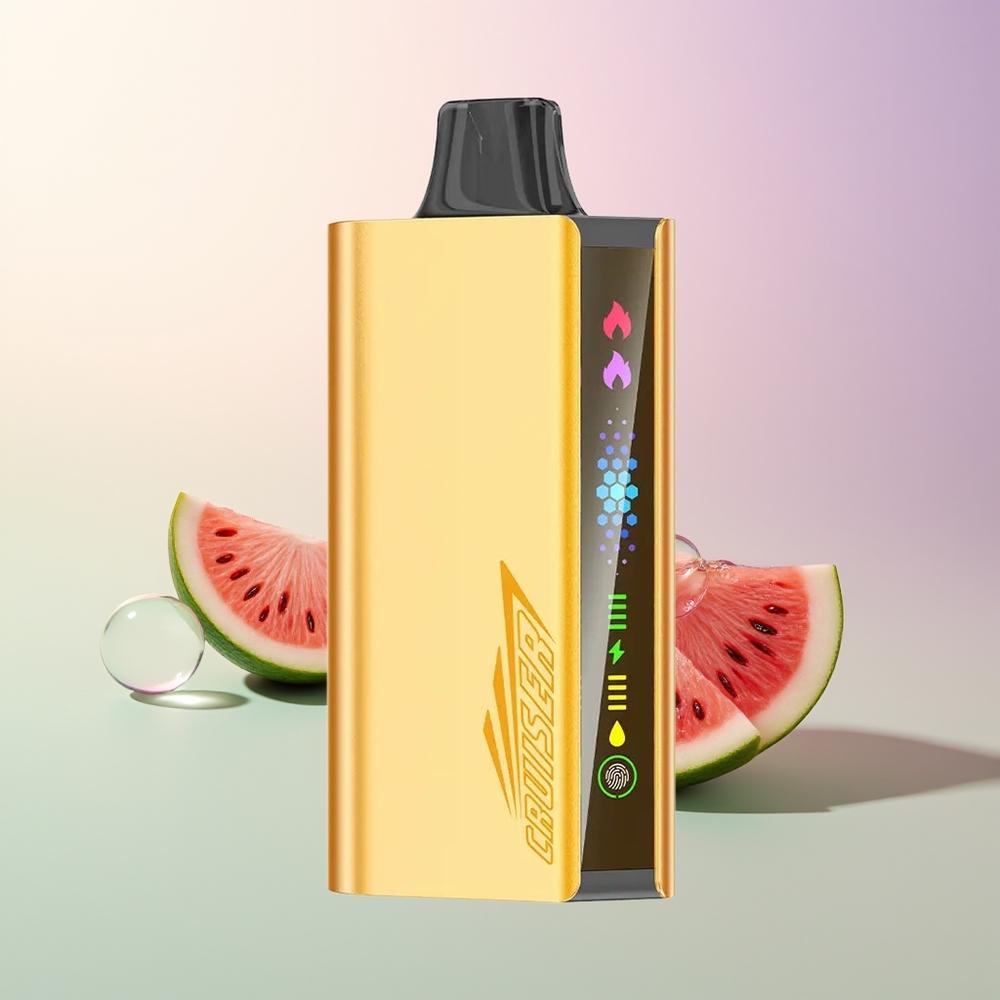 JNR Cruiser 12000 Strawberry Coconut Watermelon No-Charge 3500mAh 25ml Dual Mesh Animation Touch Full-Metal