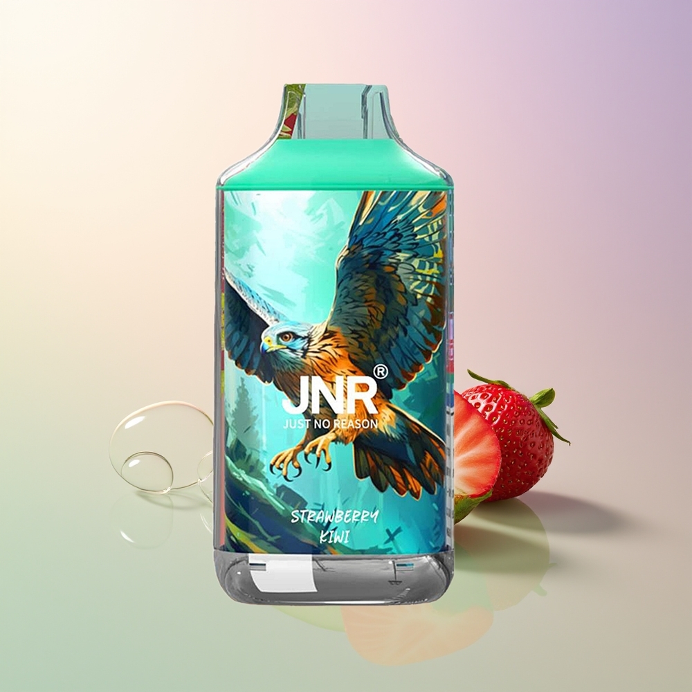 JNR Falcon 16000 Puffs Strawberry Kiwi 850mAh 22ml Dual Mesh Type C LED 0 2