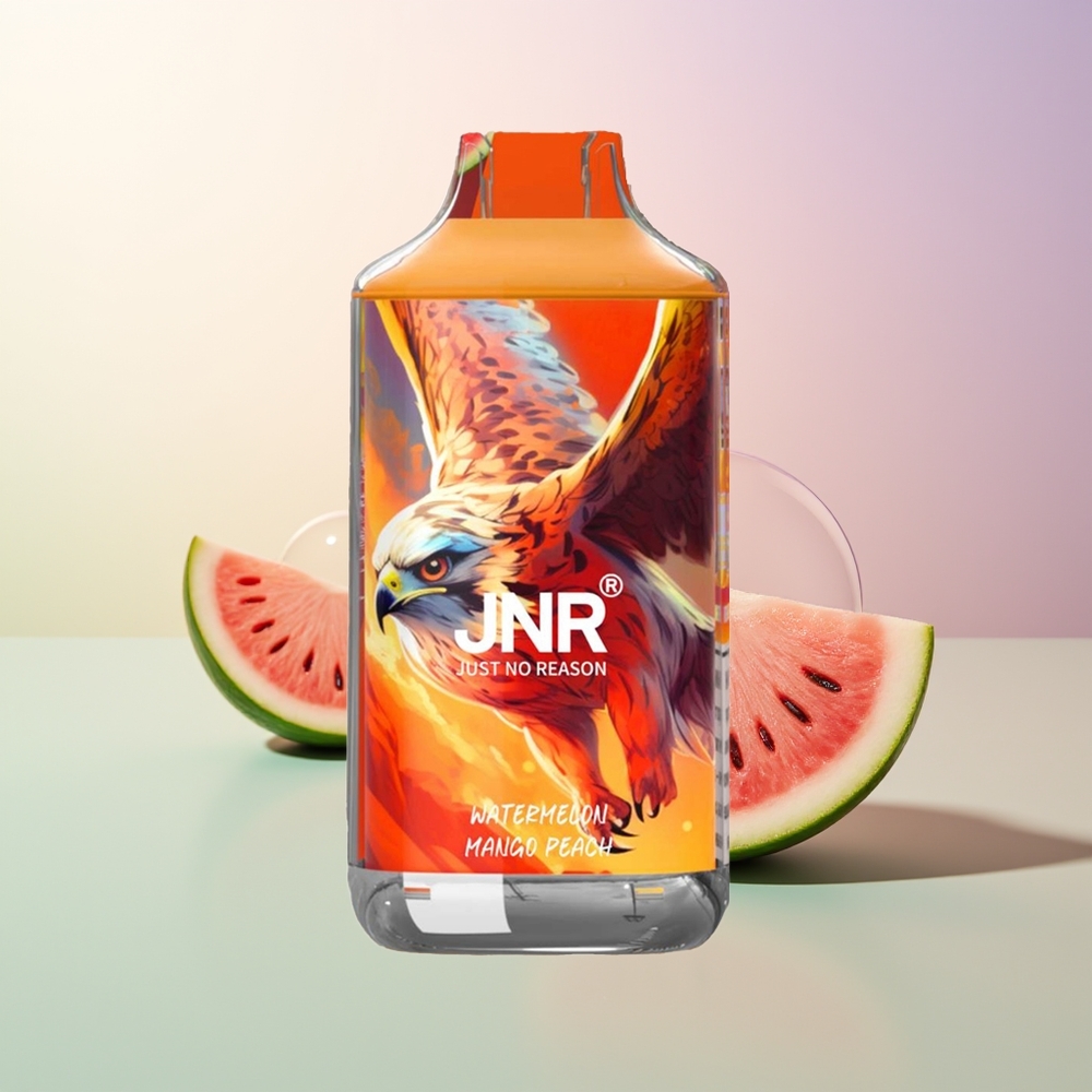 JNR Falcon 16000 Puffs Watermelon Mango Peach 850mAh 22ml Dual Mesh Coil Type C LED 02