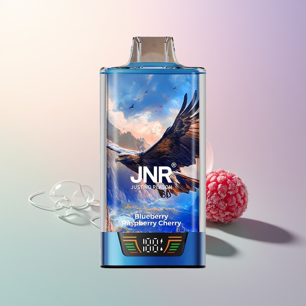 JNR Falcon Pro 28000 30ml Dual Mesh Blueberry Raspberry Cherry Disposable Vape