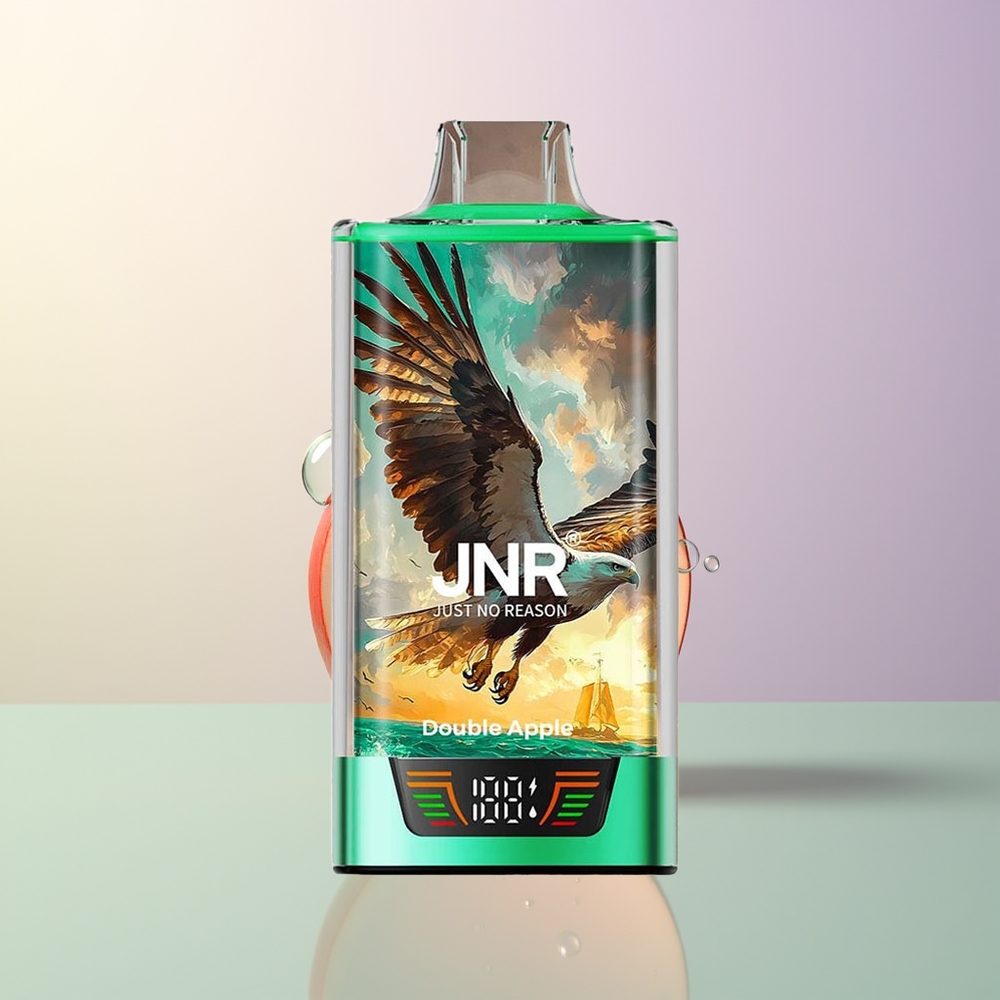 JNR Falcon Pro 28000 Double Apple 30ml 950mAh Smart Display Dual Mesh USB-C MTL