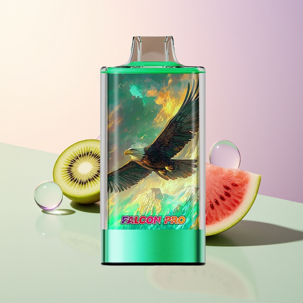 JNR Falcon Pro 28000 Kiwi Watermelon Ice Dual Mesh Smart Display