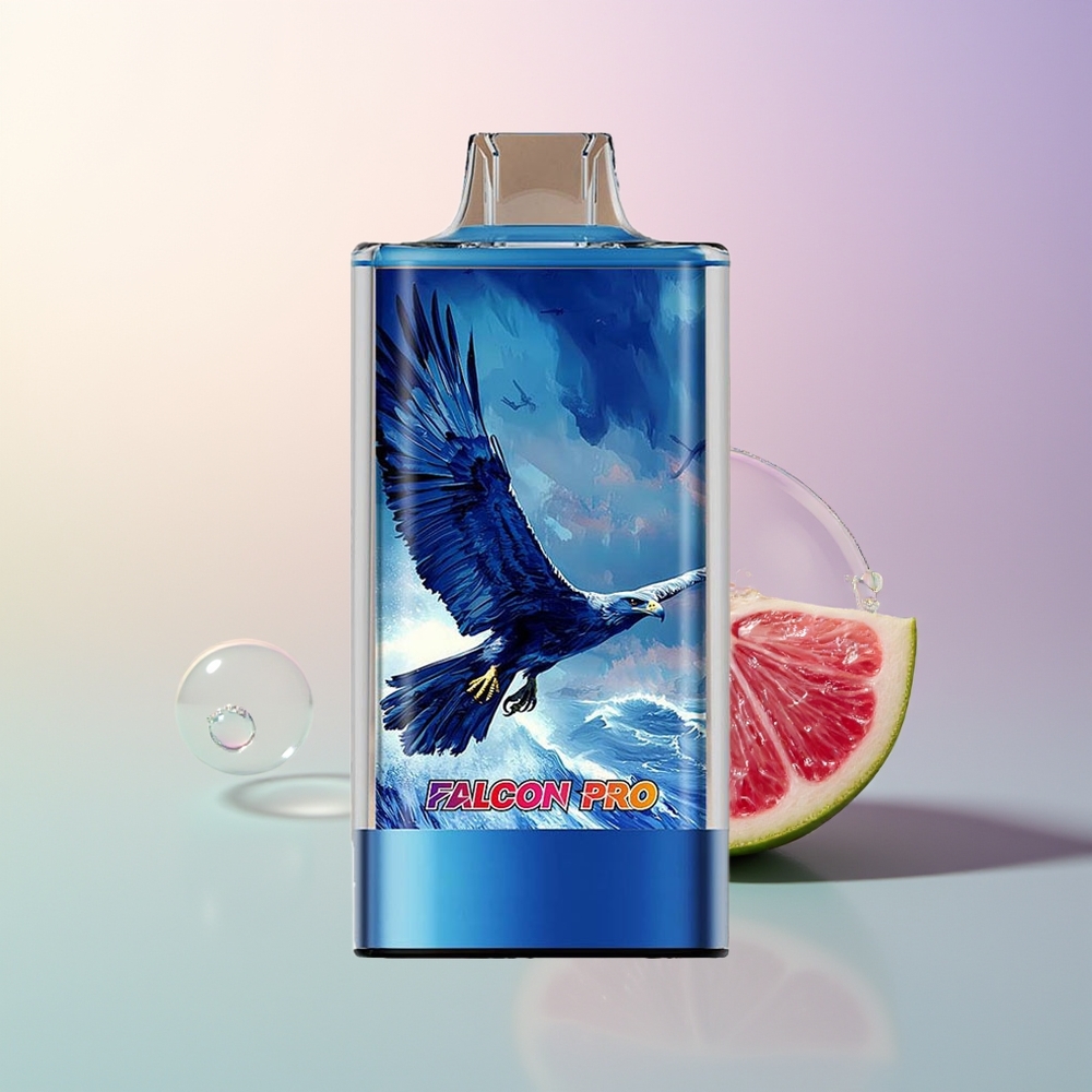JNR Falcon Pro 28000 MTL Dual Mesh Blueberry Sour Raspberry USB-C Smart Display
