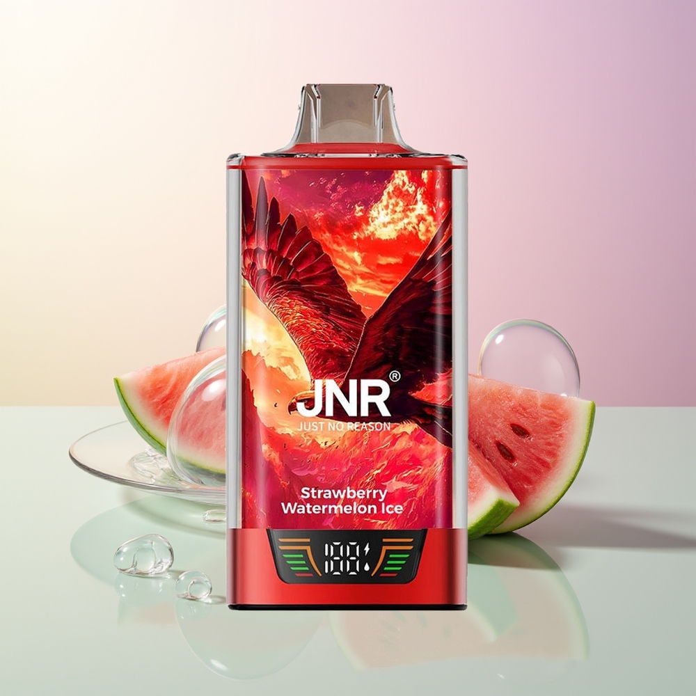 JNR Falcon Pro 28000 Strawberry Watermelon Ice 30ml 950mAh Smart Display Dual Mesh MTL