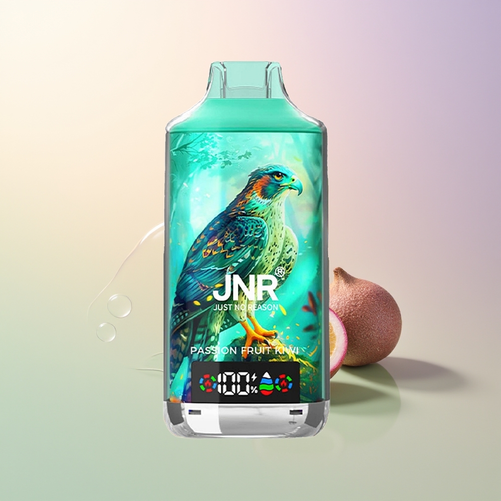 JNR Falcon X 18000 Puffs Dual Mesh 24ml 750mAh Type-C Digital Display Passion Fruit Kiwi