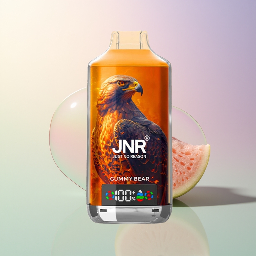 JNR Falcon X 18000 Puffs Gummy Bear Dual Mesh Digital Type-C