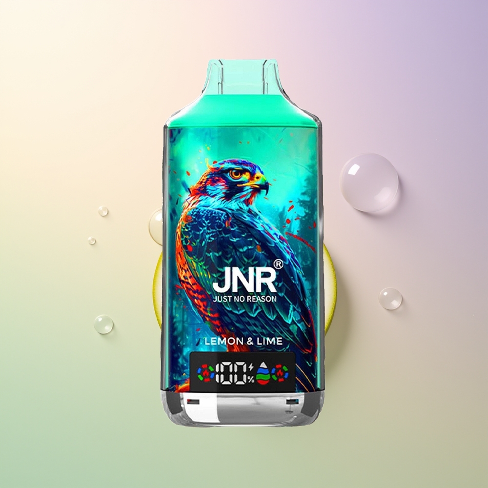JNR Falcon X 18000 Puffs Lemon Lime Dual Mesh Digital Type-C
