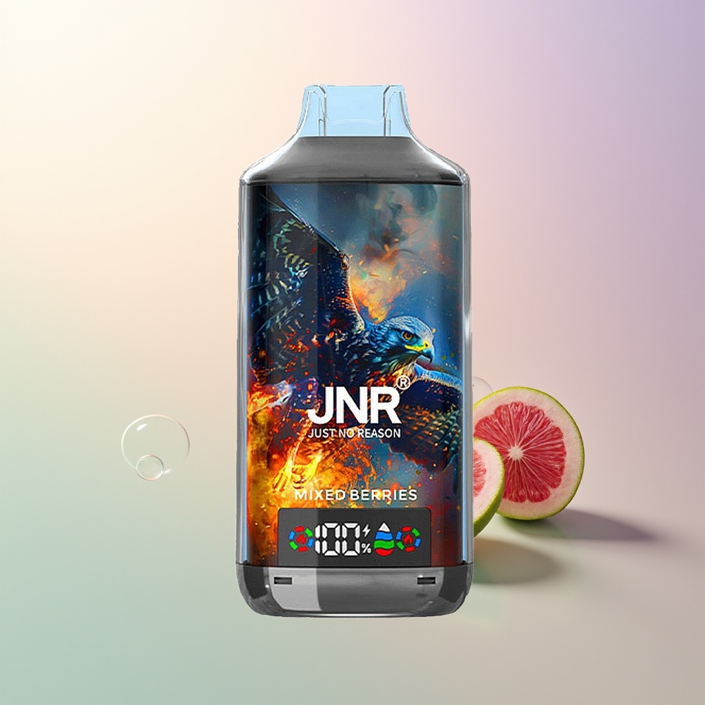 JNR Falcon X 18000 Puffs Mixed Berries Dual Mesh Digital Type-C 750mAh 24ml 0/2/5