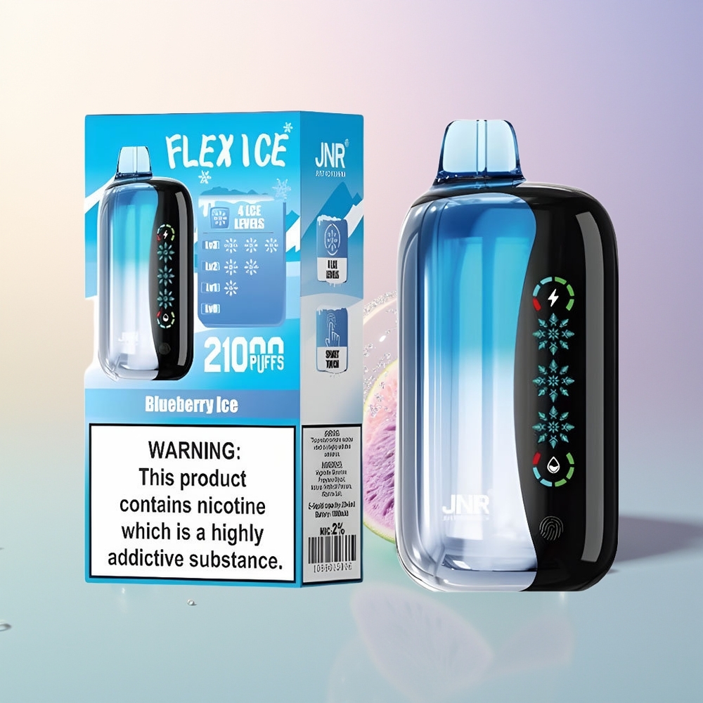 JNR Flex Ice 21000 Blueberry Ice Adjustable Airflow Touch Screen Dual Mesh Type-C