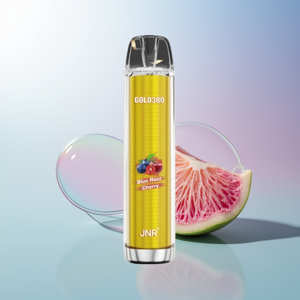 JNR Glod380 6000 Puffs Blue Razz Cherry Disposable Vape 1500mAh 13ml 10ohm Mesh