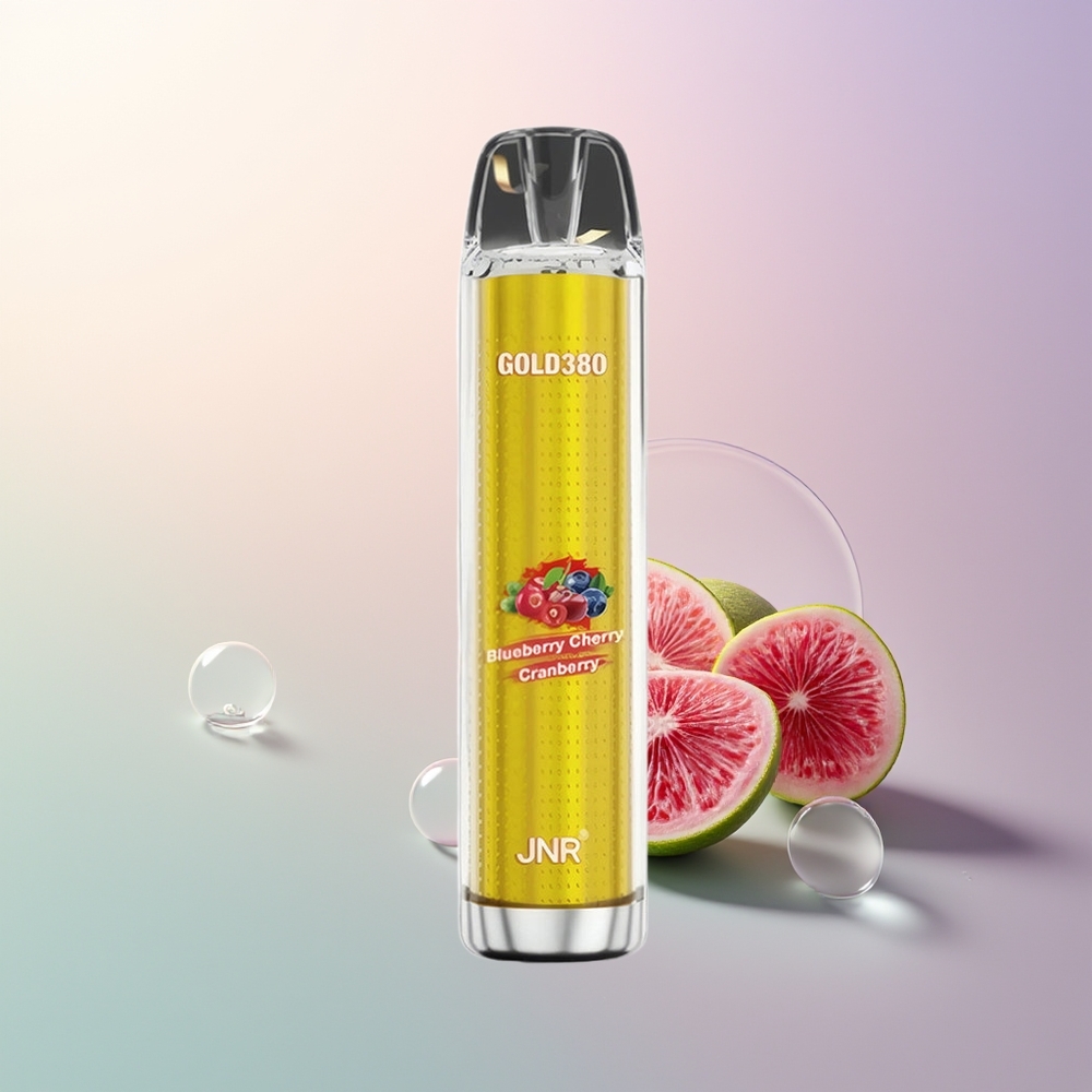 JNR Glod380 6000 Puffs Blueberry Cherry Cranberry Disposable Vape 1500mAh 13ml 10ohm Mesh