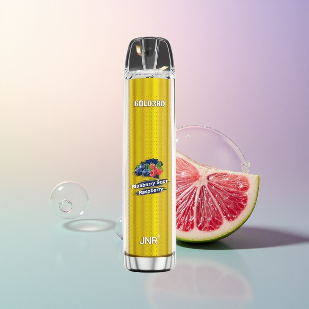 JNR Glod380 6000 Puffs Blueberry Sour Raspberry Disposable Vape 1500mAh 13ml Mesh 10ohm