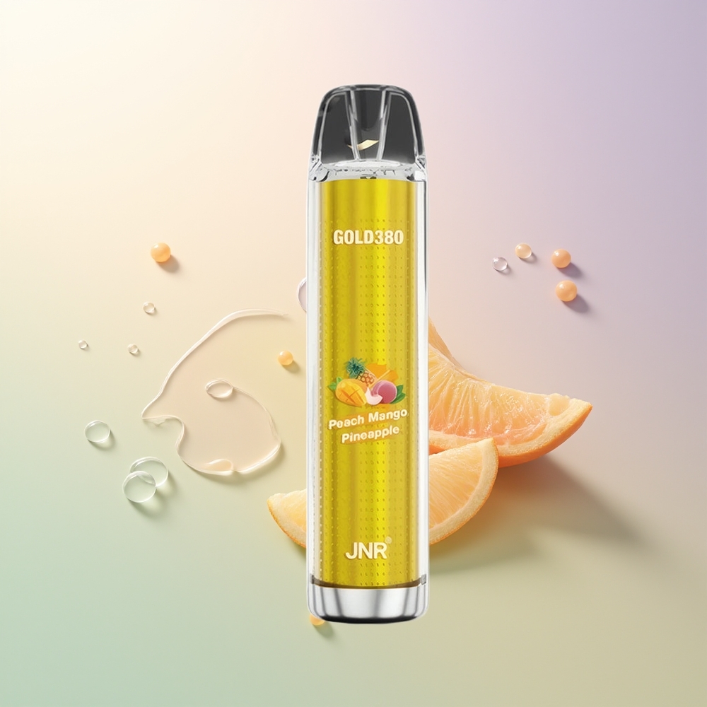 JNR Glod380 6000 Puffs Peach Mango Pineapple 1500mAh 10ohm Mesh 13ml