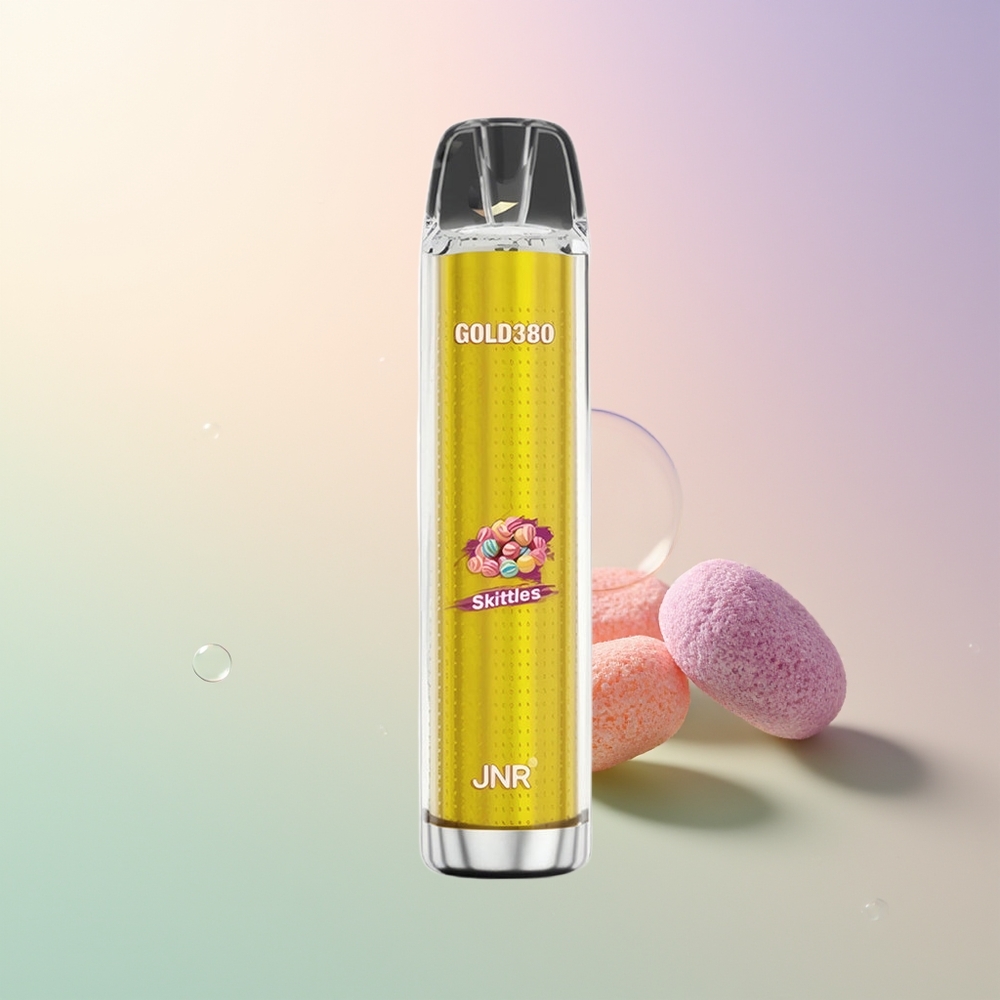 JNR Glod380 6000 Puffs Skittles Disposable Vape 1500mAh 10ohm Mesh 13ml