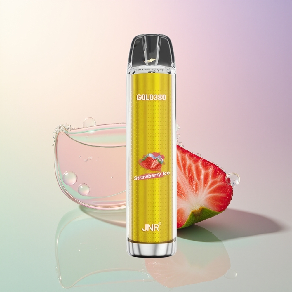 JNR Glod380 6000 Puffs Strawberry Ice Disposable Vape 1500mAh 13ml 10ohm Mesh