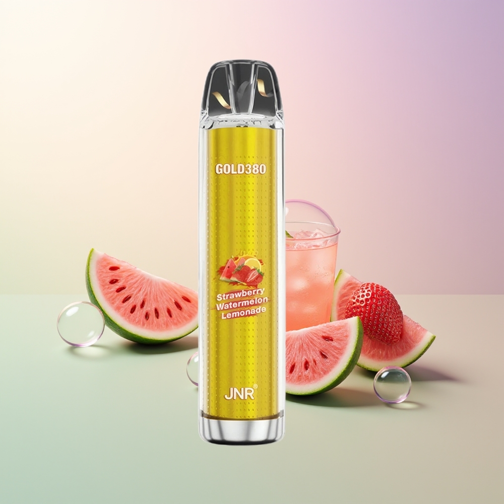 JNR Glod380 6000 Puffs Strawberry Watermelon Lemonade 1500mAh 13mL 10ohm Mesh 0/2/5