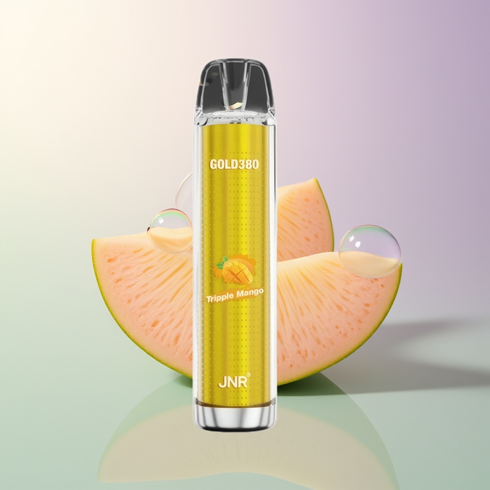 JNR Glod380 6000 Puffs Triple Mango Disposable Vape 1500mAh 10ohm Mesh 13ml