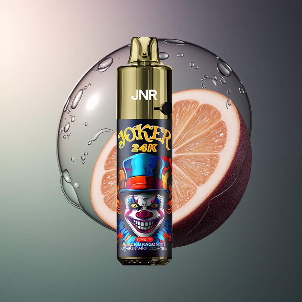 JNR Joker 24000 Puffs Black Dragon Ice Refillable 2+10ml 800mAh Type-C TPD